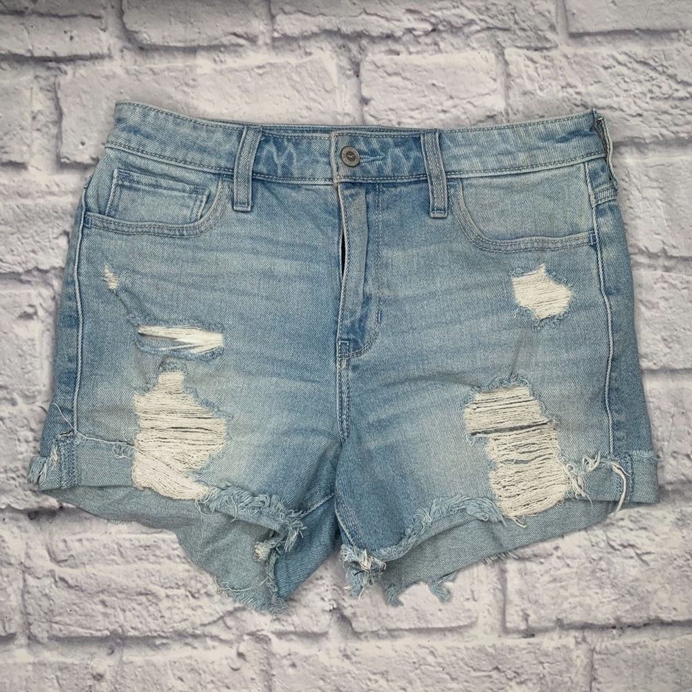 Hollister Light Wash Jean/ Denim Shorts